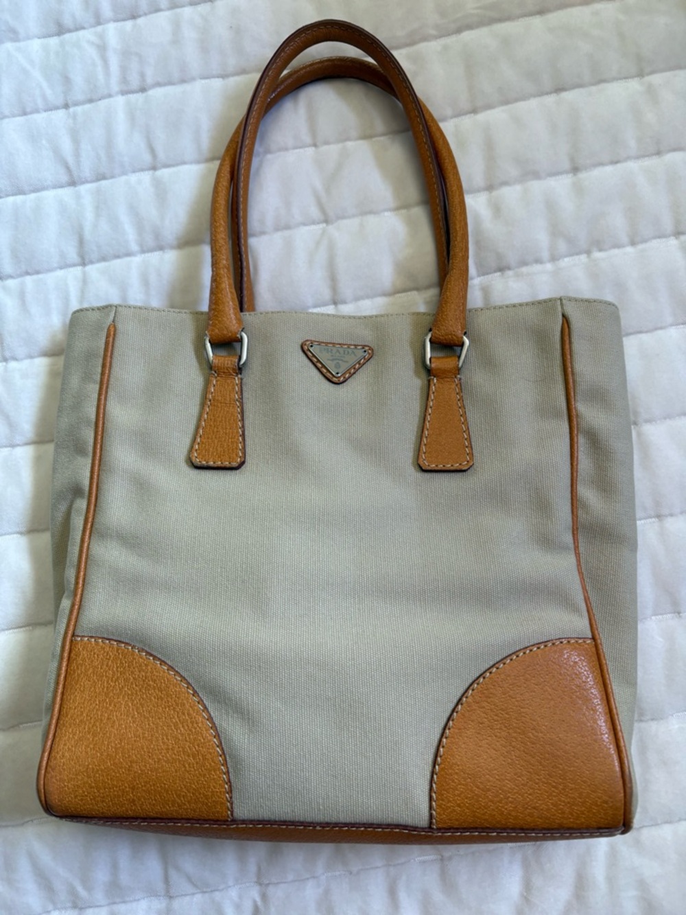 Prada canvas bag